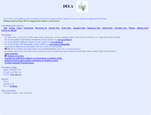 Tablet Screenshot of dela.sk